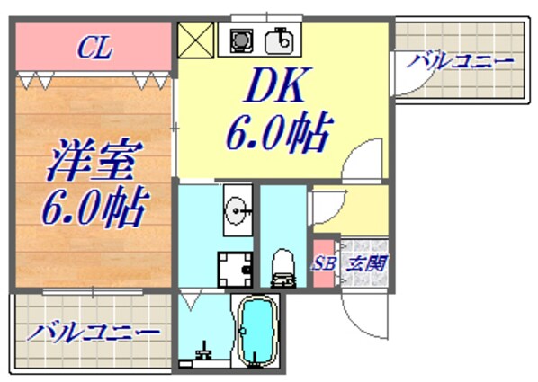 アトリエYAYOIの物件間取画像